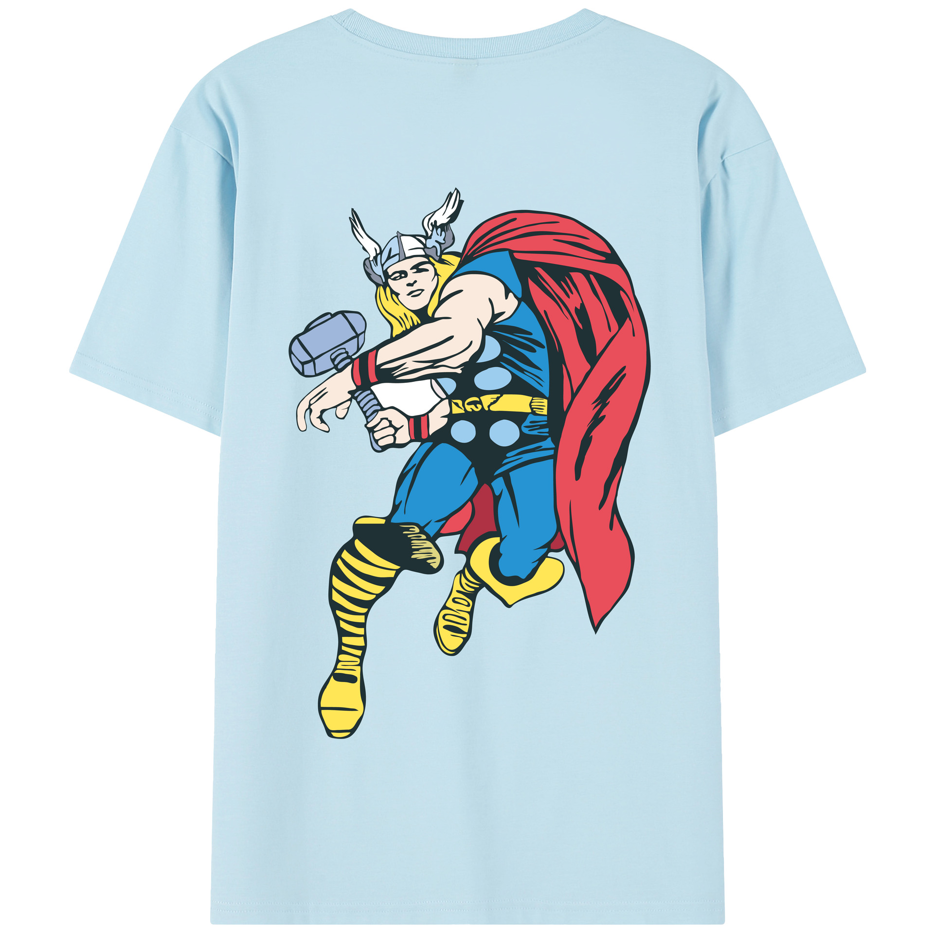 （画像用） アベンジャーズ The Avengers 綿100％半袖Tシャツ（背面プリント）